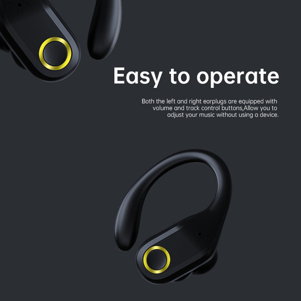 J10 Wireless Bluetooth Headset IPX5 Waterproof Headphones TWS ENC Earbuds with Ear Caps