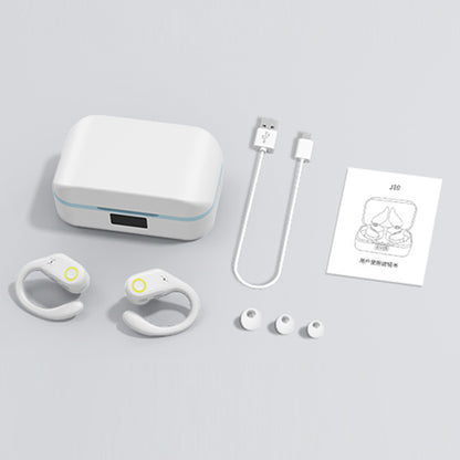 J10 Wireless Bluetooth Headset IPX5 Waterproof Headphones ANC+ENC Dual Noise Cancelling TWS Earbuds