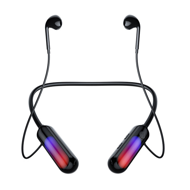 B10 Bluetooth Earphones Silicone Neckband Wireless Headphones with Atmosphere Light