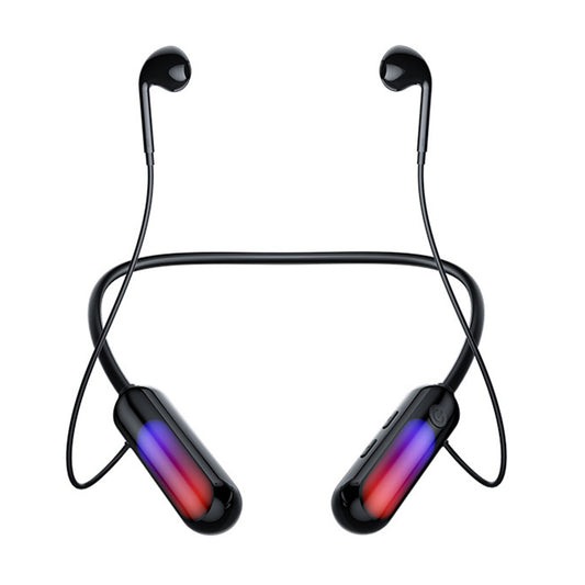 B10 Bluetooth Earphones Silicone Neckband Wireless Headphones with Atmosphere Light