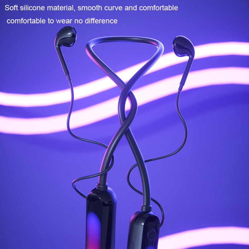 B10 4Pcs Sports Neckband Headphones Neck Hanging Wireless Bluetooth Earphones with Transmitter