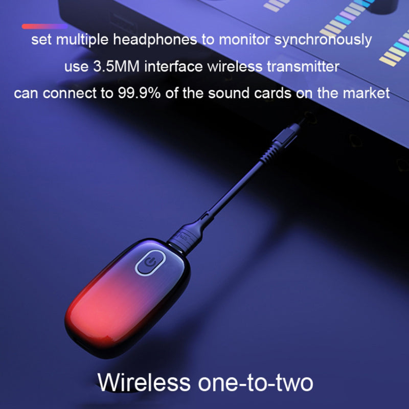 B10 4Pcs Sports Neckband Headphones Neck Hanging Wireless Bluetooth Earphones with Transmitter