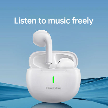 FINEBLUE M5 TWS Bluetooth Touch Earphone Semi-in-ear HiFi Stereo Music Wireless Headset