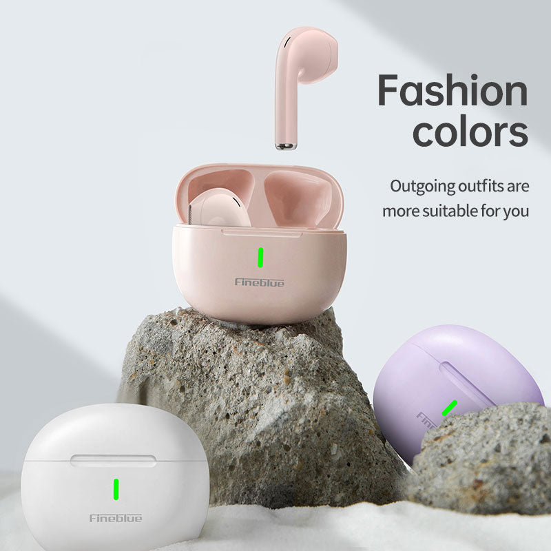 FINEBLUE M5 TWS Bluetooth Touch Earphone Semi-in-ear HiFi Stereo Music Wireless Headset