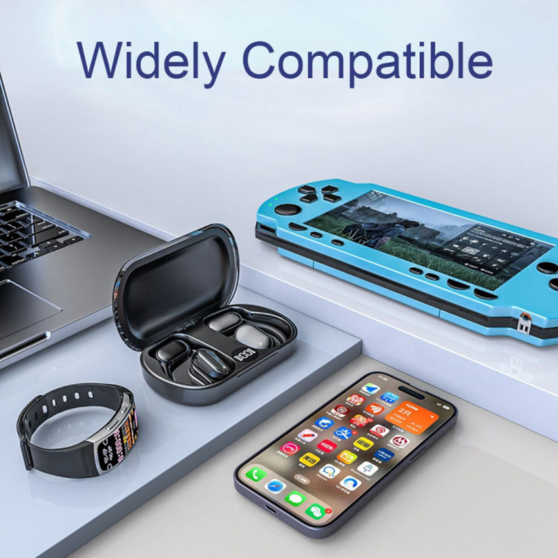 XG33 OWS Bluetooth 5.3 Headphones Bone Conduction Wireless Earphones with Digital Display