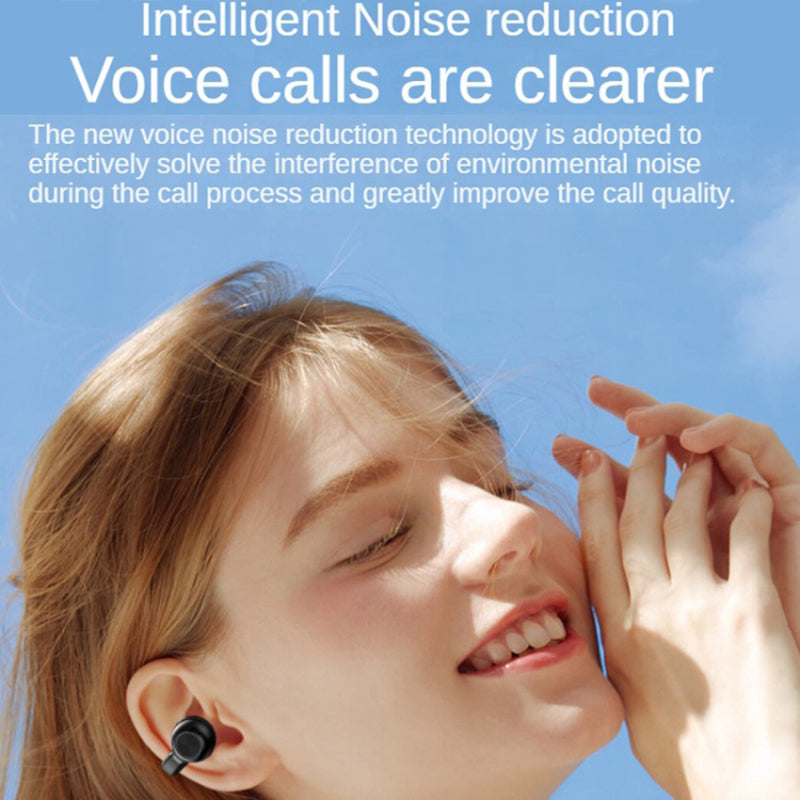 Z28 Bluetooth 5.3 Clip-on Single Ear Headphone Noise Canceling Wireless EarPhone
