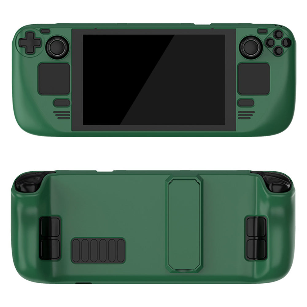 Hard PC Protective Case for Steam Deck Game Console Handheld Shockproof Cover with Stand