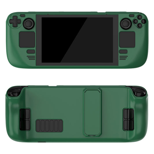 Hard PC Protective Case for Steam Deck Game Console Handheld Shockproof Cover with Stand