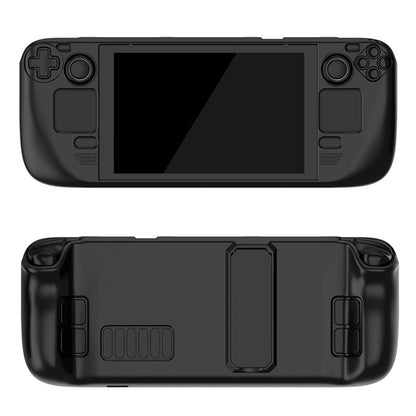 Hard PC Protective Case for Steam Deck Game Console Handheld Shockproof Cover with Stand