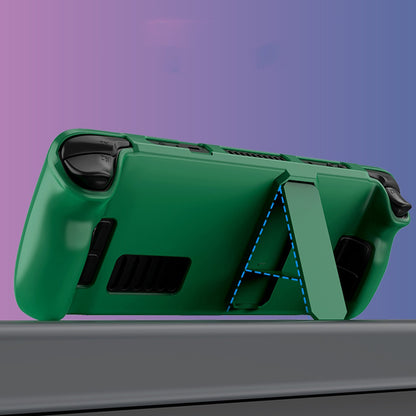 Hard PC Protective Case for Steam Deck Game Console Handheld Shockproof Cover with Stand