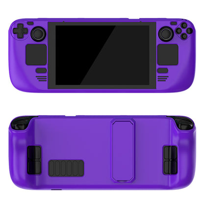 Hard PC Protective Case for Steam Deck Game Console Handheld Shockproof Cover with Stand