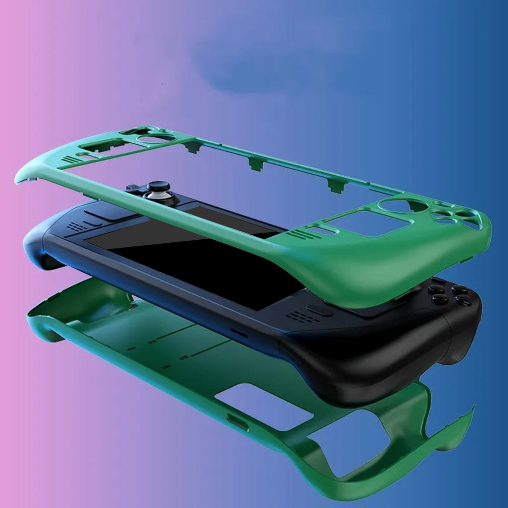 Hard PC Protective Case for Steam Deck Game Console Handheld Shockproof Cover with Stand