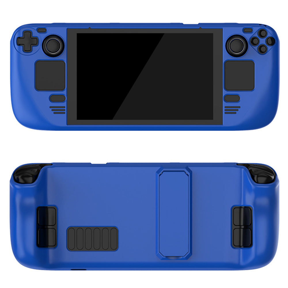 Hard PC Protective Case for Steam Deck Game Console Handheld Shockproof Cover with Stand