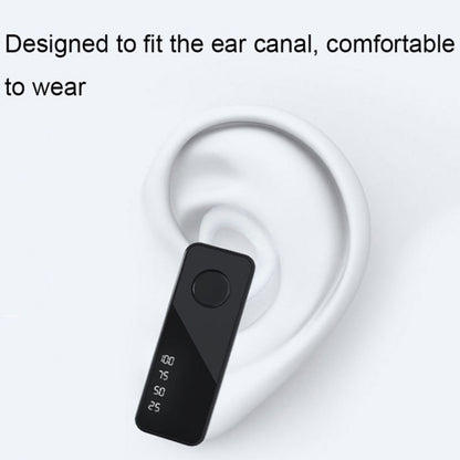 Power Display Wireless Bluetooth Earphone In-ear Single Earbud with Microphone