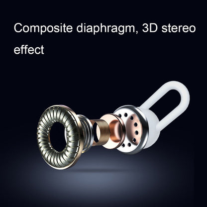 Power Display Wireless Bluetooth Earphone In-ear Single Earbud with Microphone