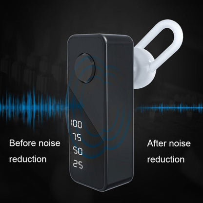 Power Display Wireless Bluetooth Earphone In-ear Single Earbud with Microphone