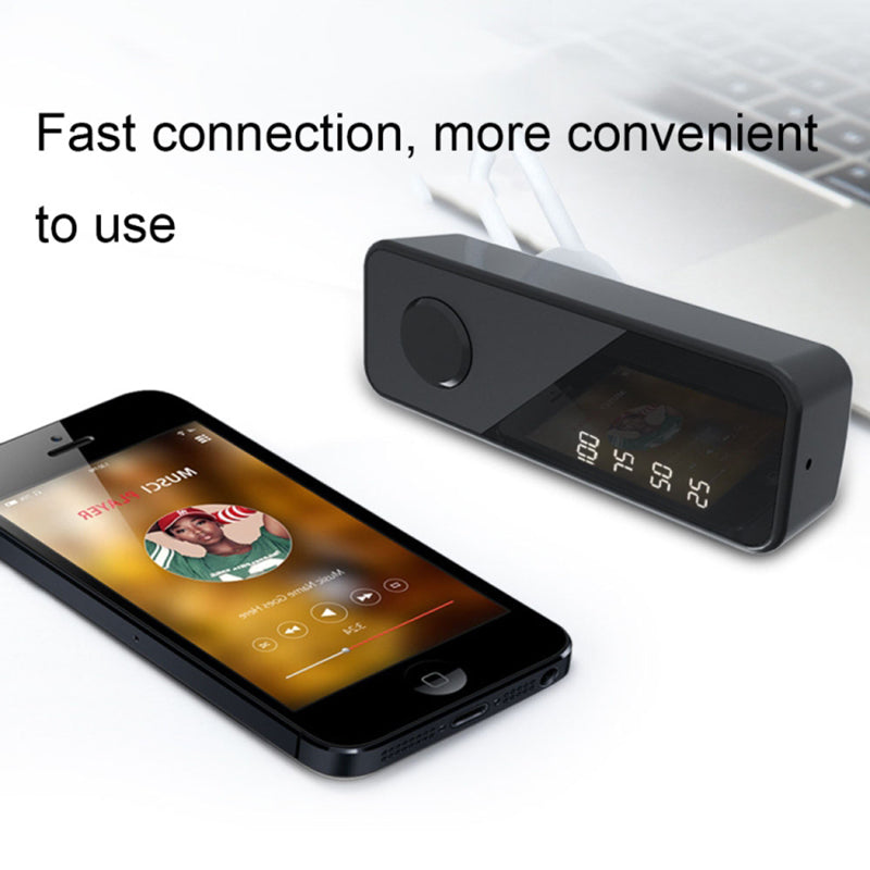 Power Display Wireless Bluetooth Earphone In-ear Single Earbud with Microphone