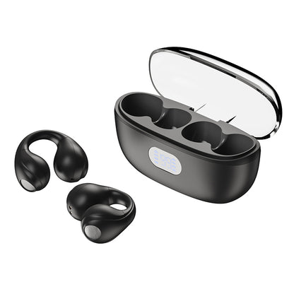 XUNDD X18 TWS Clip-on Headphones V5.3 Bluetooth Air Conduction Open Ear Earphones Wireless Sports Earhook Headset