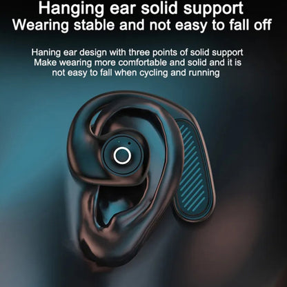 K23 Open Ear Headphone Wireless Air Bone Conduction Earphones TWS Bluetooth 5.3 Ear Clip Earbuds