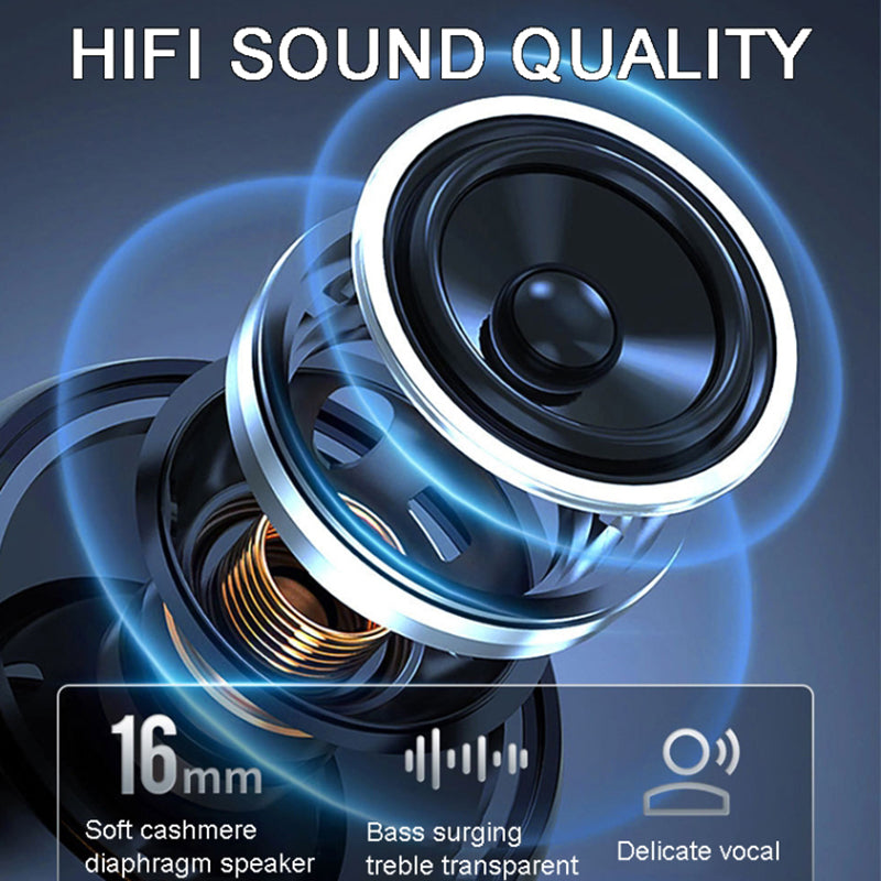 K23 Open Ear Headphone Wireless Air Bone Conduction Earphones TWS Bluetooth 5.3 Ear Clip Earbuds