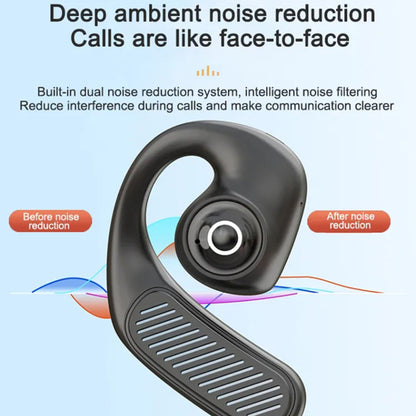 K23 Open Ear Headphone Wireless Air Bone Conduction Earphones TWS Bluetooth 5.3 Ear Clip Earbuds