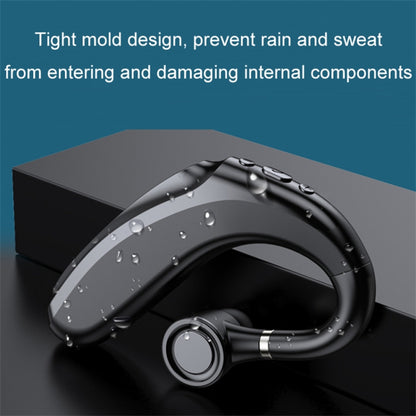 Q12 300mAh Battery Single Ear Bluetooth Headset Business Sports Wireless Music Call Earhook Earphone