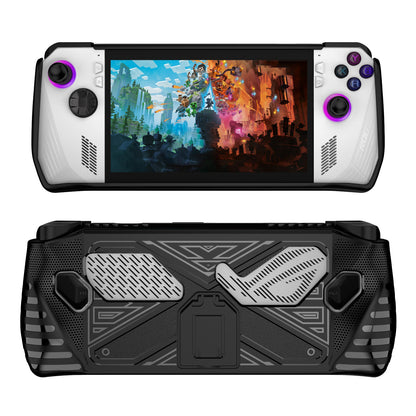 For Asus ROG ALLY Game Console Soft TPU Case Anti-drop Protective Cover with PC Kickstand