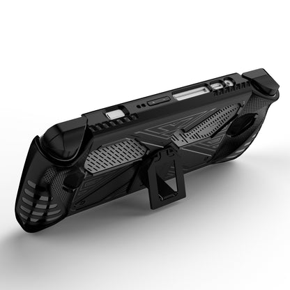 For Asus ROG ALLY Game Console Soft TPU Case Anti-drop Protective Cover with PC Kickstand