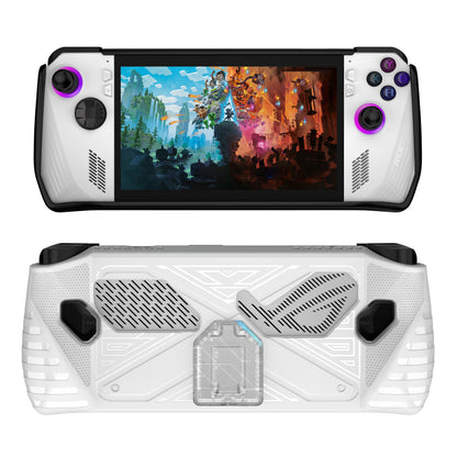 For Asus ROG ALLY Game Console Soft TPU Case Anti-drop Protective Cover with PC Kickstand