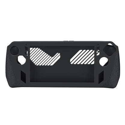 For ASUS ROG Ally Game Controller Protector Set, Tempered Glass Screen Film + Silicone Protective Sleeve + Thumb Stick Grip Cap Case