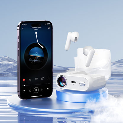 WEKOME S28 Projector Bluetooth Headset Lightweight Headphone Portable TWS Wireless Earbuds