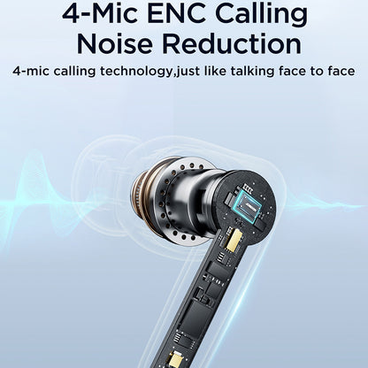 JOYROOM JR-BB1 In-Ear Bluetooth Headphones Subwoofer Wireless Headset IPX4 Waterproof Earbuds