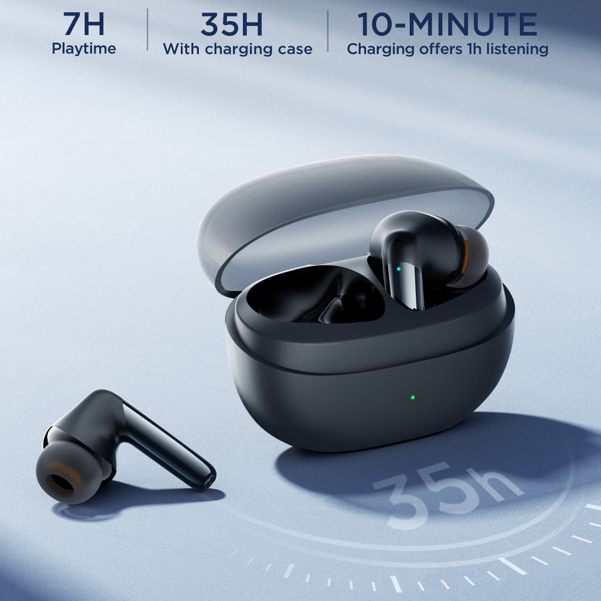 JOYROOM JR-BB1 In-Ear Bluetooth Headphones Subwoofer Wireless Headset IPX4 Waterproof Earbuds