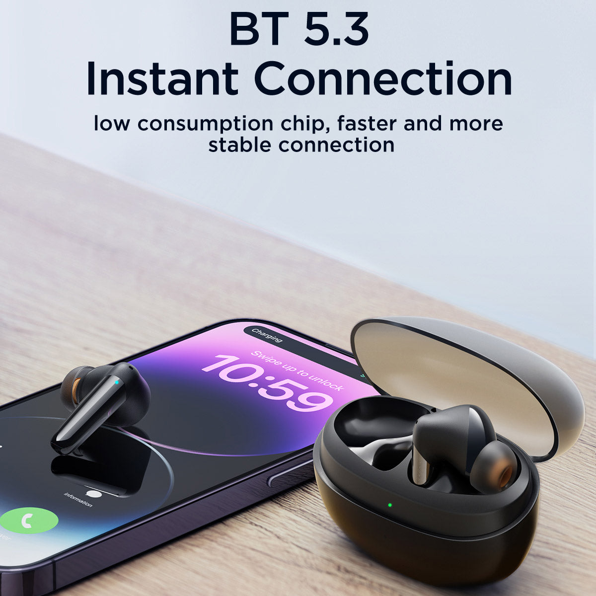 JOYROOM JR-BB1 In-Ear Bluetooth Headphones Subwoofer Wireless Headset IPX4 Waterproof Earbuds