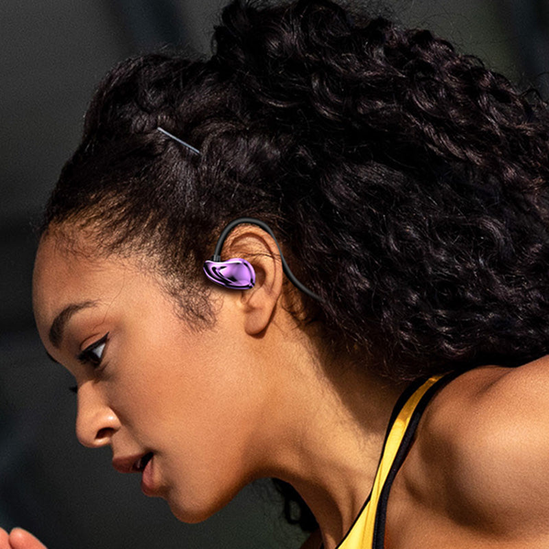A60 Open Ear Air Conduction Headphones Bluetooth 5.3 Wireless Neckband Earphones with Mic