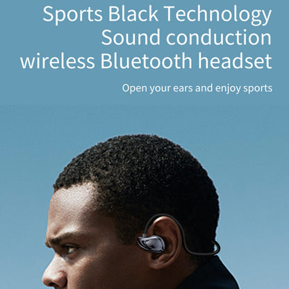 A60 Open Ear Air Conduction Headphones Bluetooth 5.3 Wireless Neckband Earphones with Mic