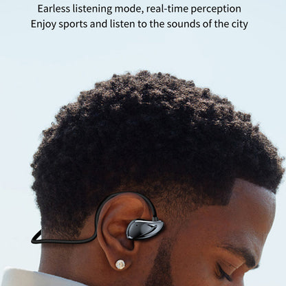A60 Open Ear Air Conduction Headphones Bluetooth 5.3 Wireless Neckband Earphones with Mic