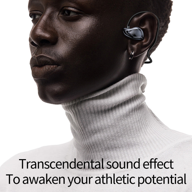 A60 Open Ear Air Conduction Headphones Bluetooth 5.3 Wireless Neckband Earphones with Mic