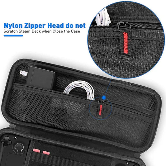 For Steam Deck Game Console Portable Storage Bag Anti-scratch EVA Carrying Case