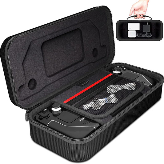 Carrying Case for Steam Deck , Shockproof Hard EVA Nylon Console Games Accessories Storage Box
