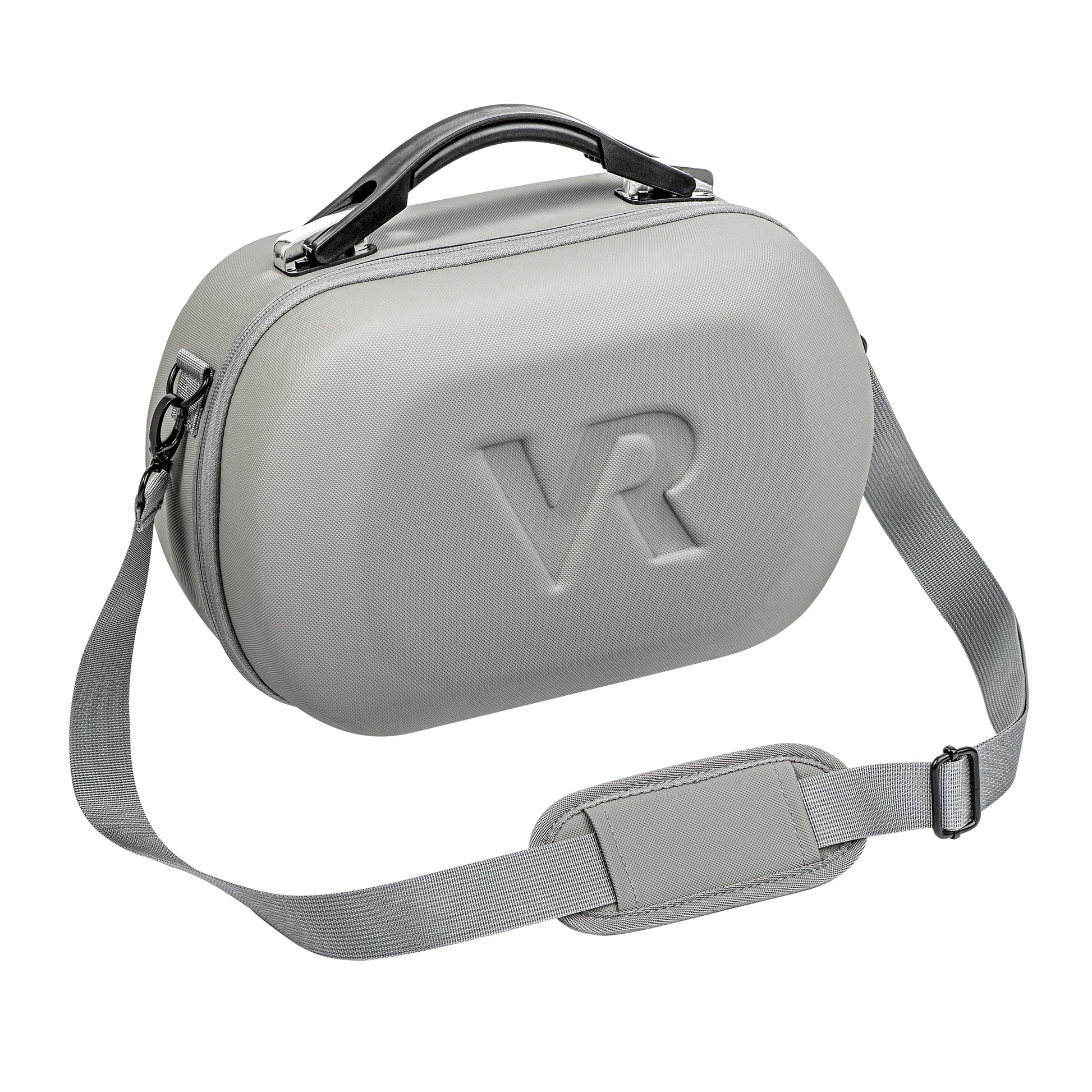 DEVASO For PlayStation VR2 PU Leather Storage Bag VR Glasses Shockproof Tote Crossbody Bag