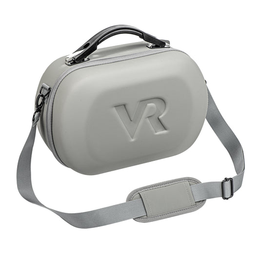 DEVASO For PlayStation VR2 PU Leather Storage Bag VR Glasses Shockproof Tote Crossbody Bag