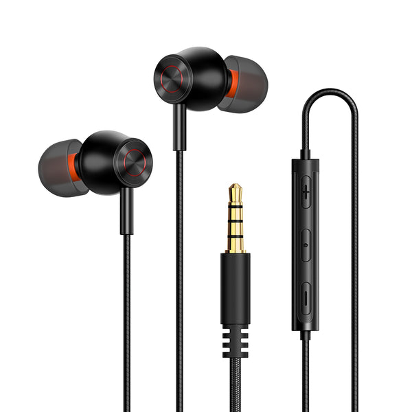 MCDODO HP-3500 MDD Wired Headphone with Microphone Volume Control 3.5mm Jack Stereo Sound Earphone