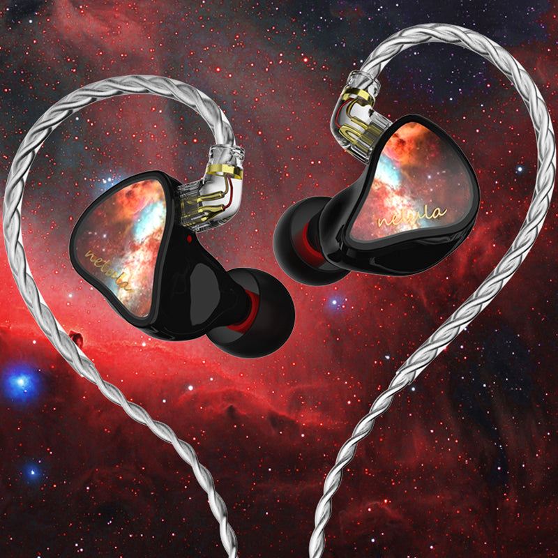 CVJ 3.5mm In-Ear Resin HiFi Headset Cable Replaceable Wired Moving Coil Headphone (No Microphone)