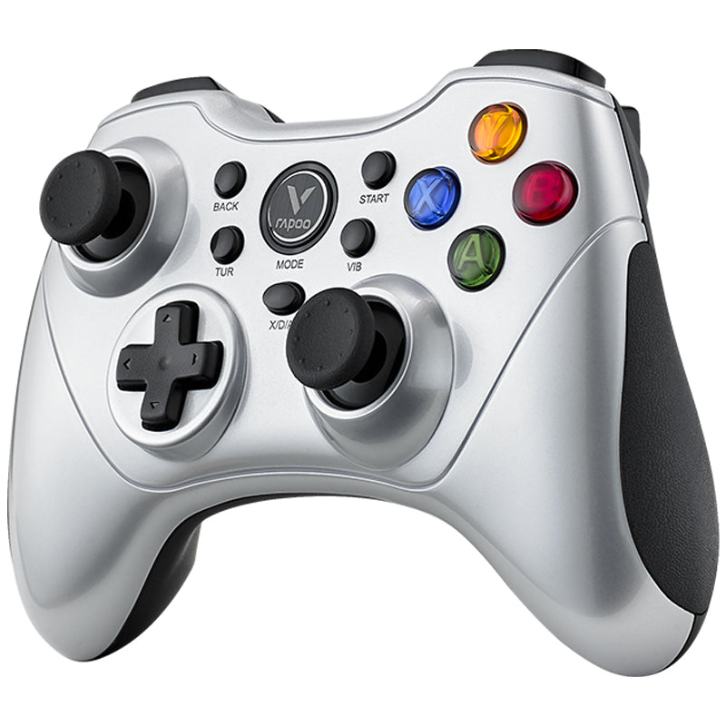 RAPOO V600S 2023 Version Wired Wireless Dual-Mode Vibration Game Controller Compatible with Multi-Platform Game Consoles Joystick Ergonomic Gamepad