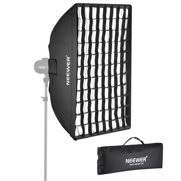 NEEWER NW-815 Portable 60x90CM Honeycomb Grid Softbox Soft Box for Photo Studio Mount Flash Lighting