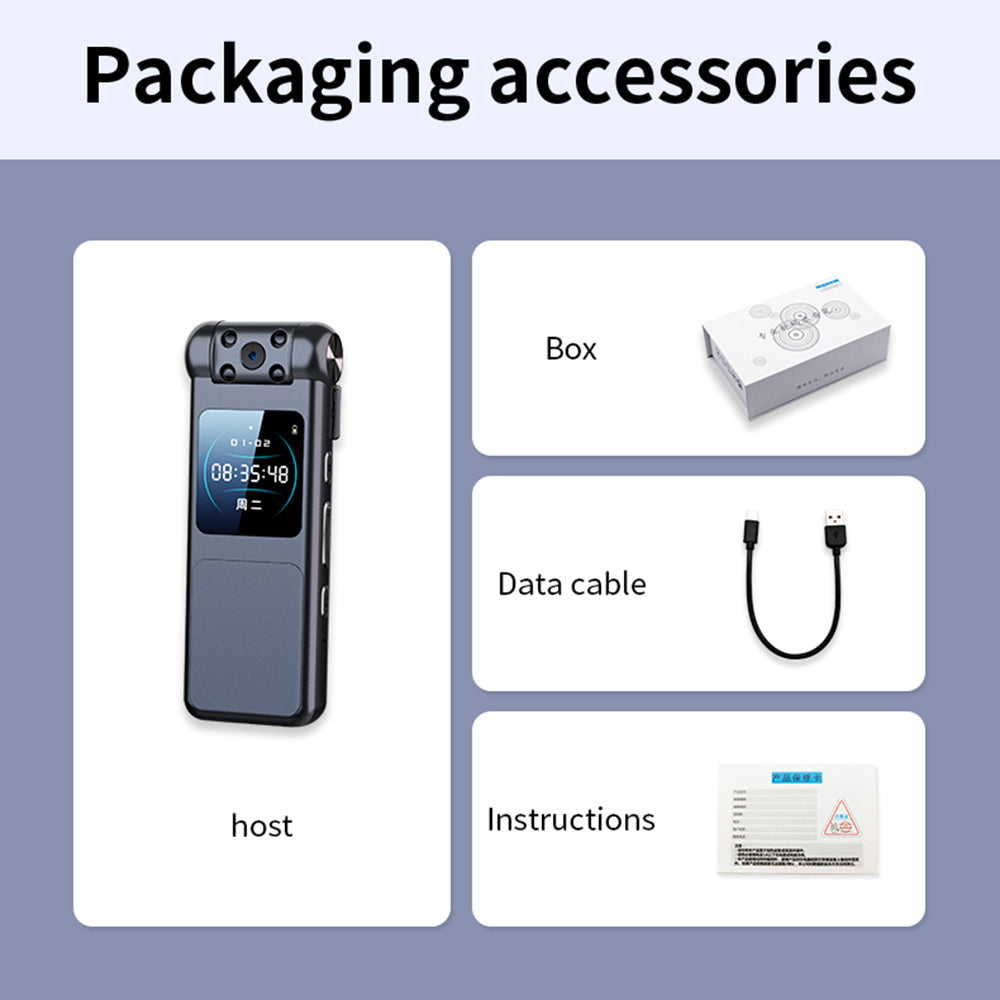 V18 64GB 1080P HD Noise Reduction Video Recorder Cam Night Version Motion Detection Recording Camera