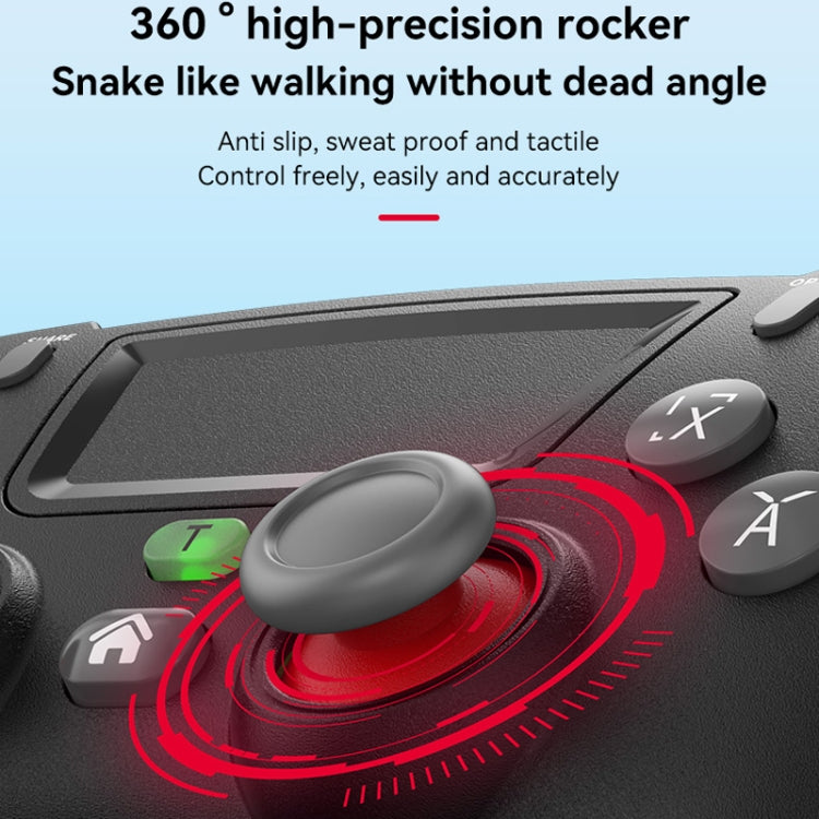 P06 Wireless Game Controller with Six Axis Gyroscope Dual Vibration Gamepad for PS4 / Switch / PC / TV