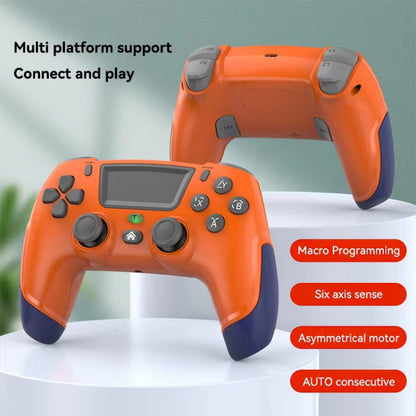 P06 Wireless Game Controller with Six Axis Gyroscope Dual Vibration Gamepad for PS4 / Switch / PC / TV