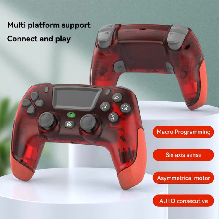 P06 Wireless Game Controller with Six Axis Gyroscope Dual Vibration Gamepad for PS4 / Switch / PC / TV